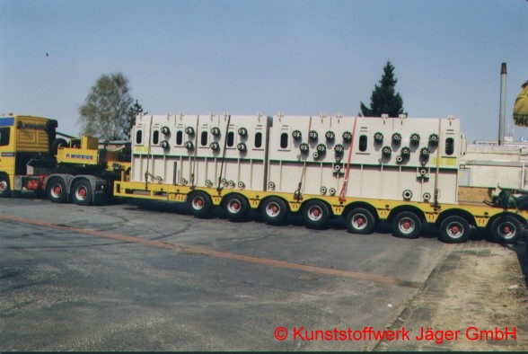 Pickling tank made of PP